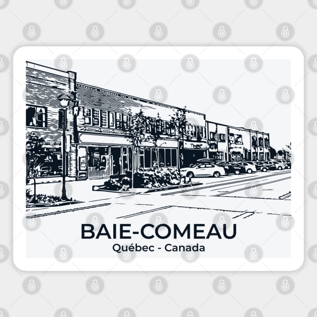 Baie-Comeau - Québec Magnet by Lakeric